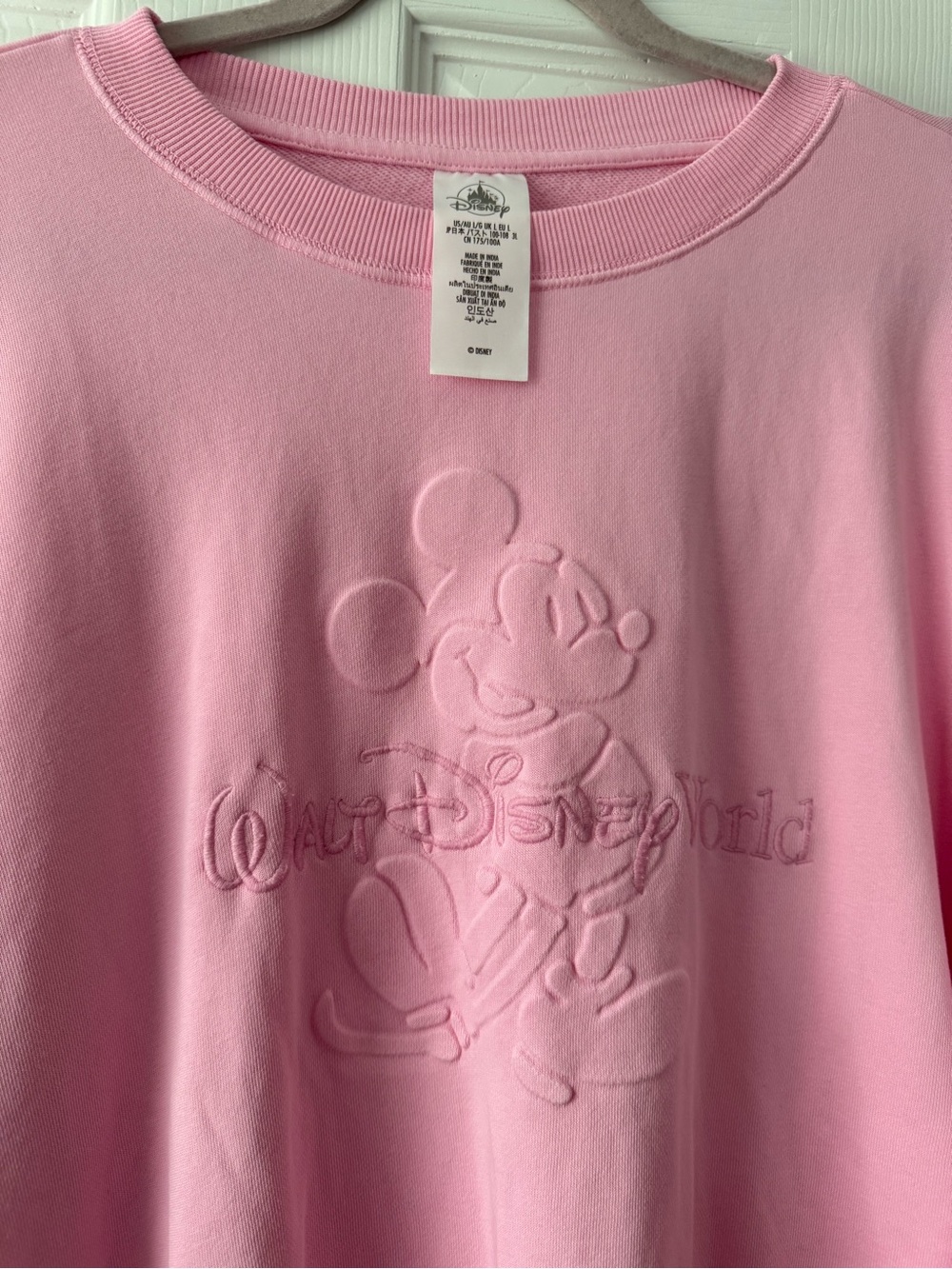 Disney Pink Pullover Sweatshirt with Tag - Picture 3 of 4